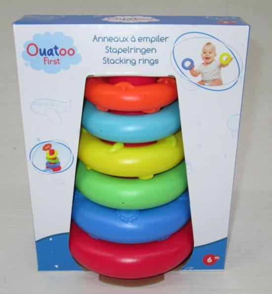 Pyramide 5 Anneaux Ouatoo First Maxi Toys Jouets D Eveil Ouatoo First Premier Age