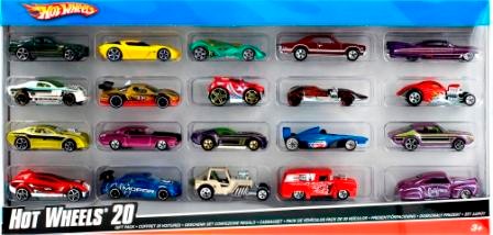 Pack 20 voitures Hot Wheels
