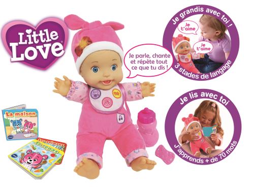 Little Love Mon Bebe Apprend A Parler Vtech Maxi Toys Poupees Poupons Interactifs Vtech Poupees