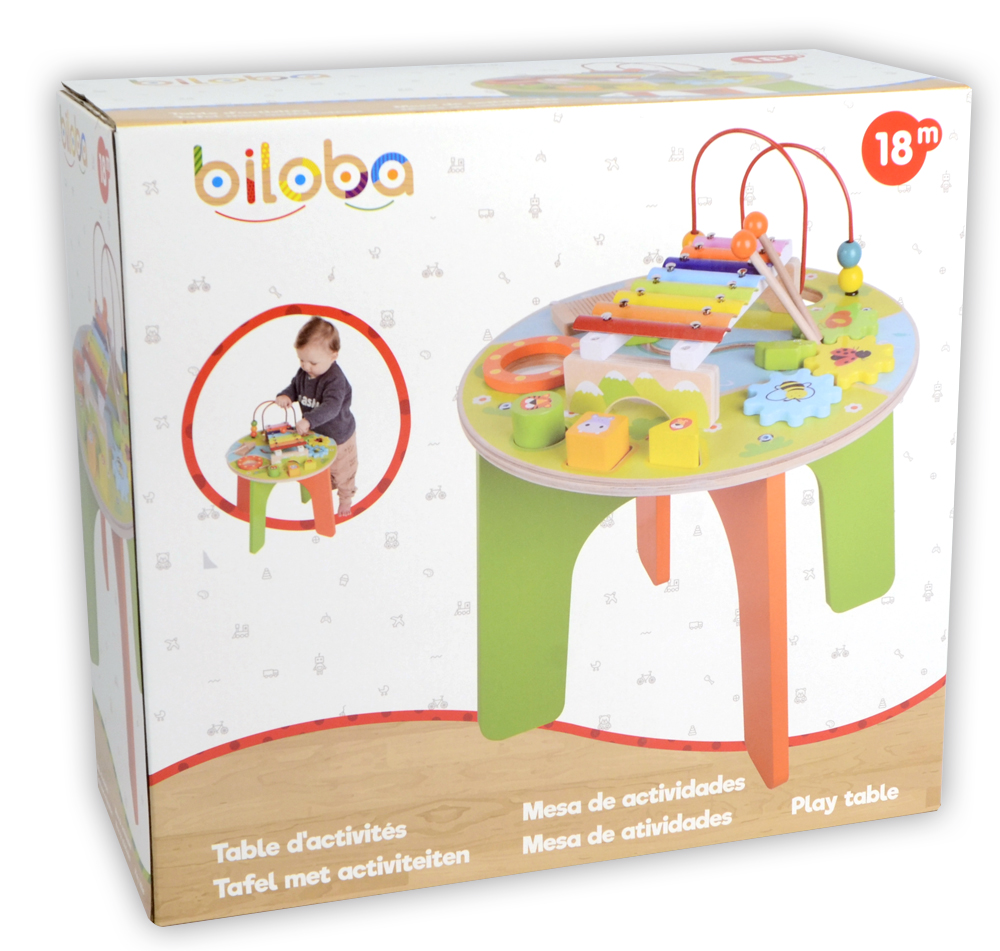 Table D Activites En Bois Biloba Maxi Toys Jouets En Bois Biloba Premier Age