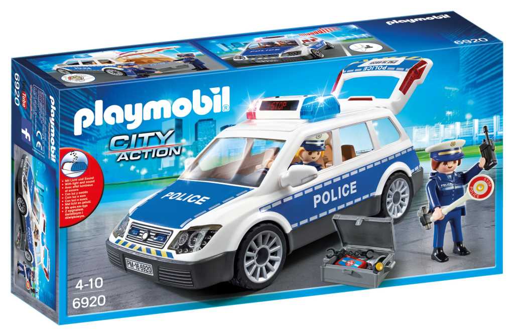 Voiture De Policiers Avec Gyrophare Et Sirene Playmobil City Action 69 Playmobil Maxi Toys Figurines Et Univers Playmobil