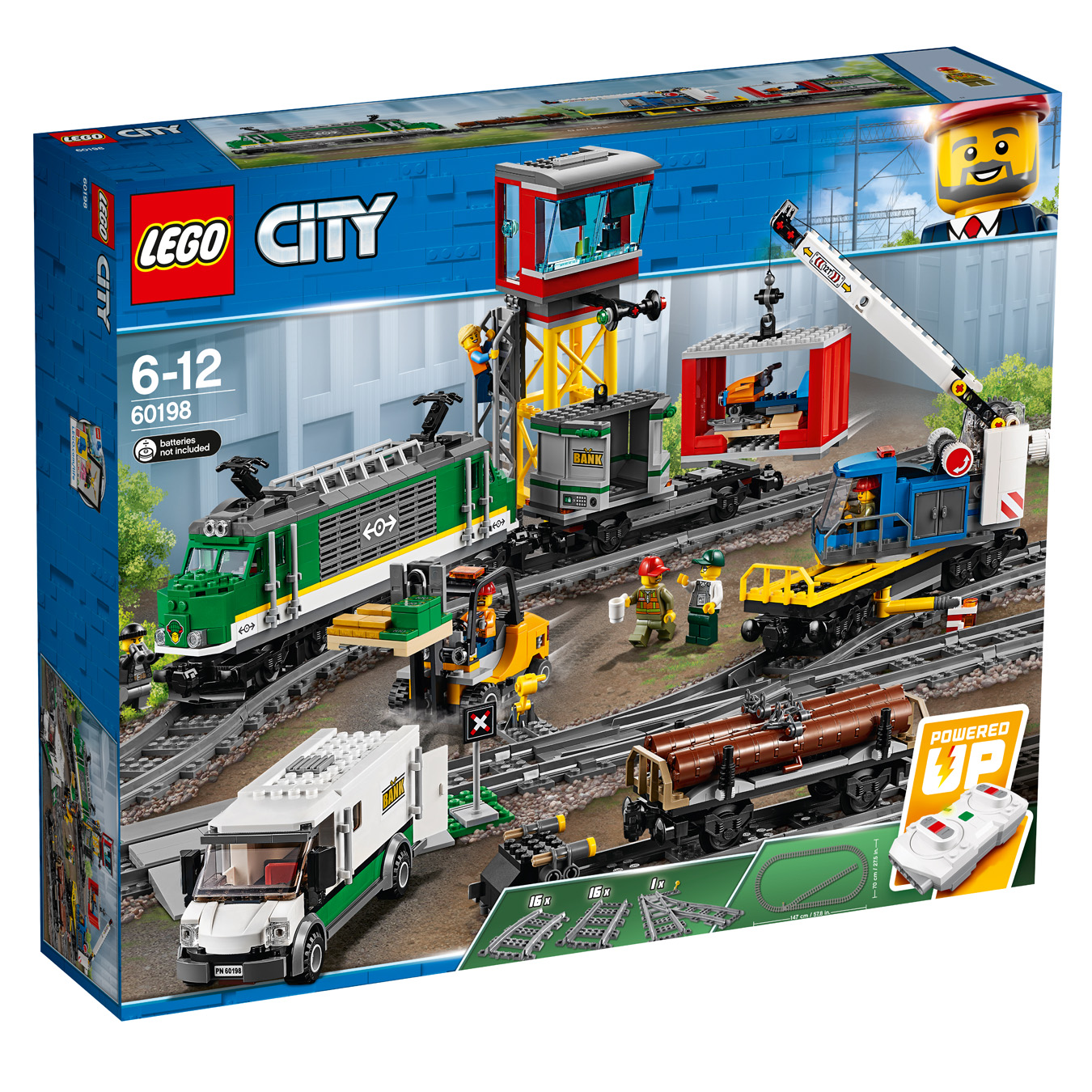 Train De Marchandises Telecommande Lego City Lego Maxi Toys Blocs Briques Lego Jeux De Construction