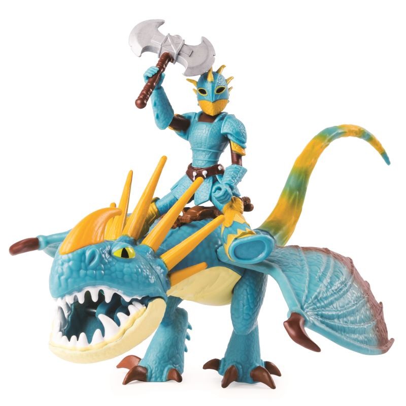 Dragons - Figurines articulées Dragon et Viking - Tempête & Astrid Spin Master : Maxi Toys, Figurines & Master
