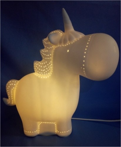 Lampe Licorne céramique Cool Room