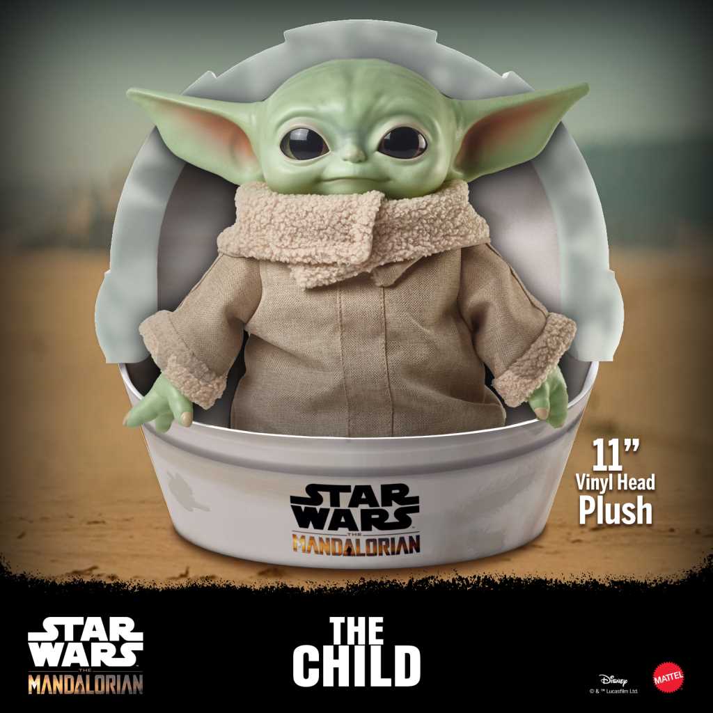 Figurine Peluche Star Wars L Enfant Bebe Yoda 28 Cm Mattel Maxi Toys Peluches Mattel