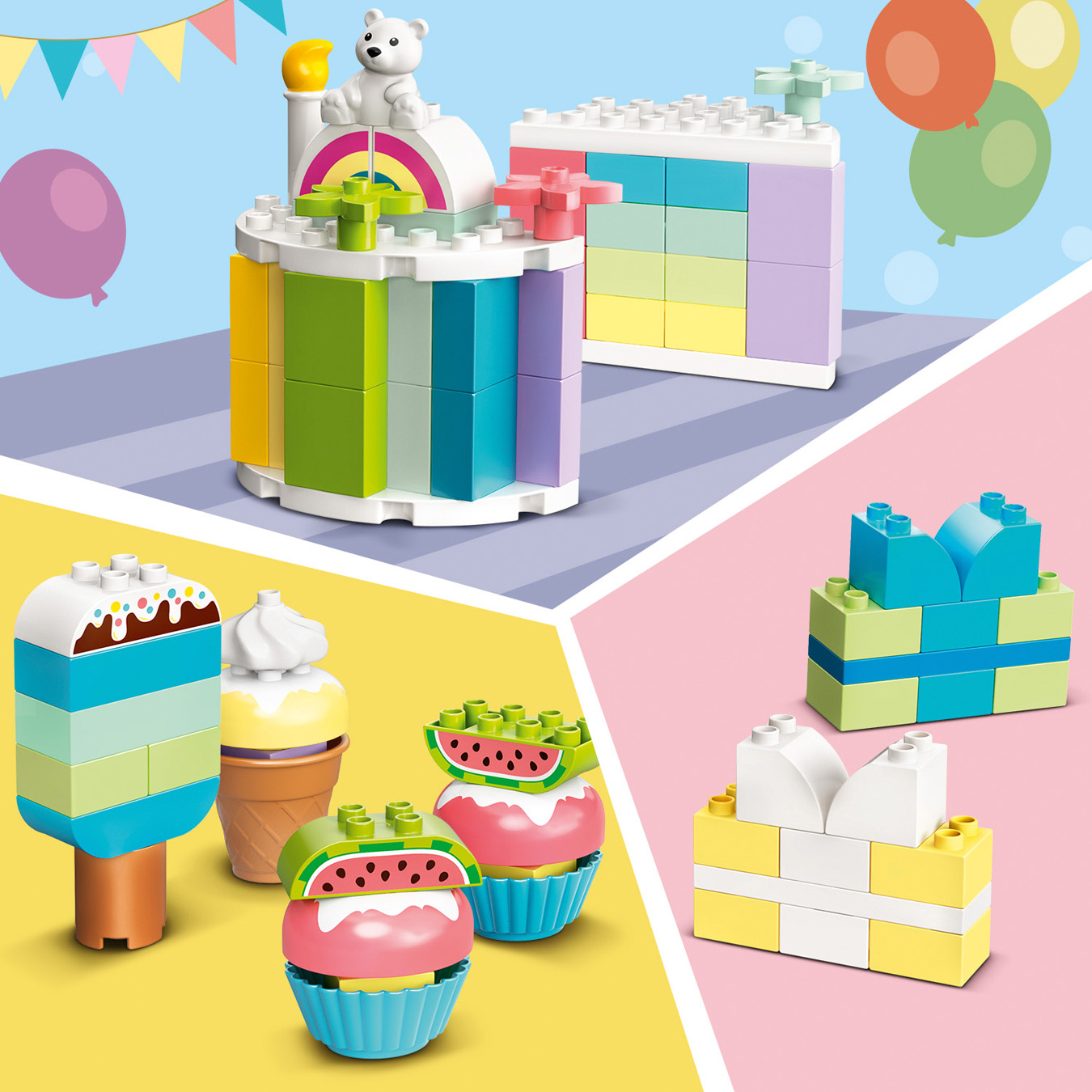 Une Fete D Anniversaire Creative Lego Duplo Lego Maxi Toys Blocs Briques Lego Jeux De Construction