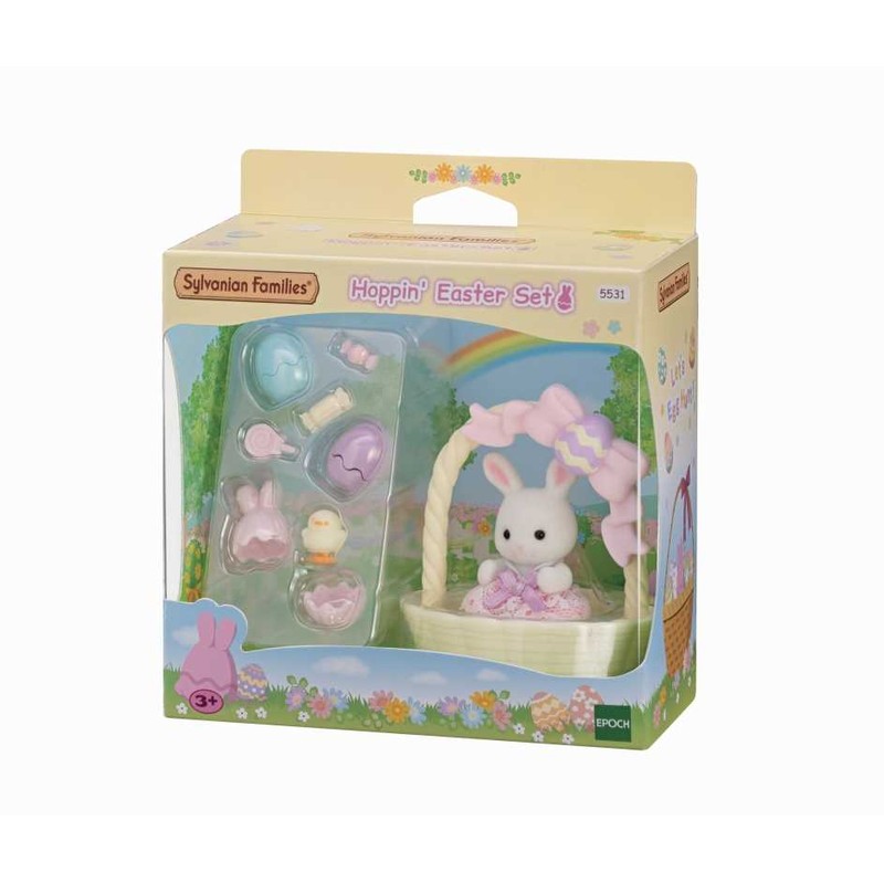 Le Coffret De Paques Et Bebe Lapin Blanc Sylvanian Families 5531 Epoch Maxi Toys Mini Univers Epoch Figurines Et Univers