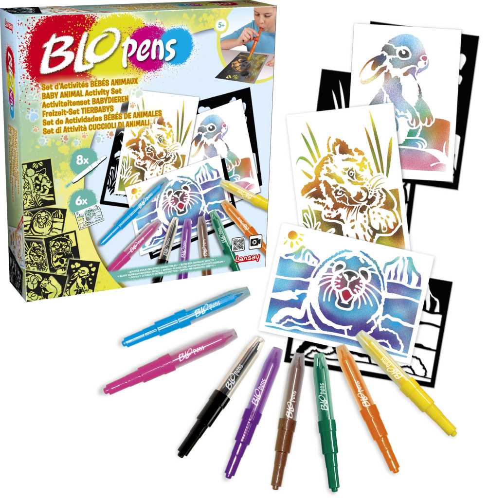 Blopens Set D Activites Bebes Animaux Blopens Maxi Toys Dessins Et Coloriage Blopens