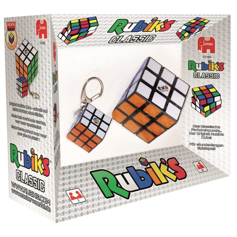 Pack Rubik's Classic (Rubik's 3x3 + porte-clés)